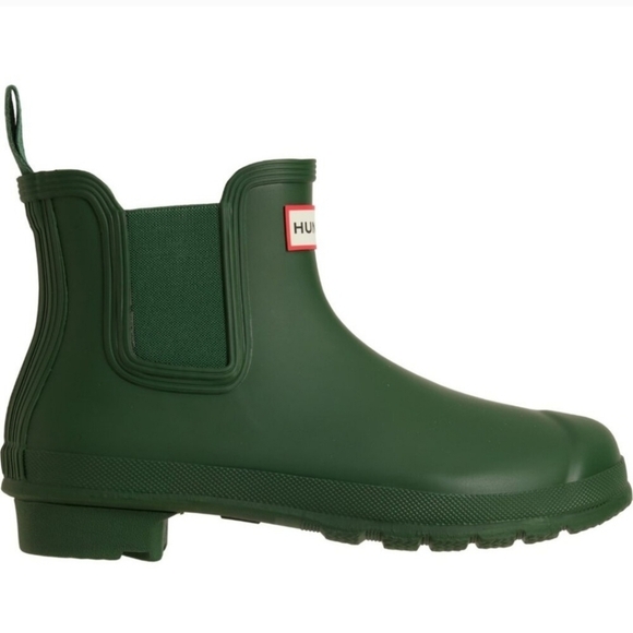 🔹️ HUNTER🔹️ Original Chelsea Green Rain Size 6 Boots - Picture 3 of 5